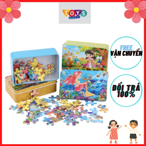 Lego đồ chơi xếp hình 60 chi tiết bằng gỗ,đồ chơi xếp hình cho bé đa dạng mẫu mã bao gồm hộp sắt.