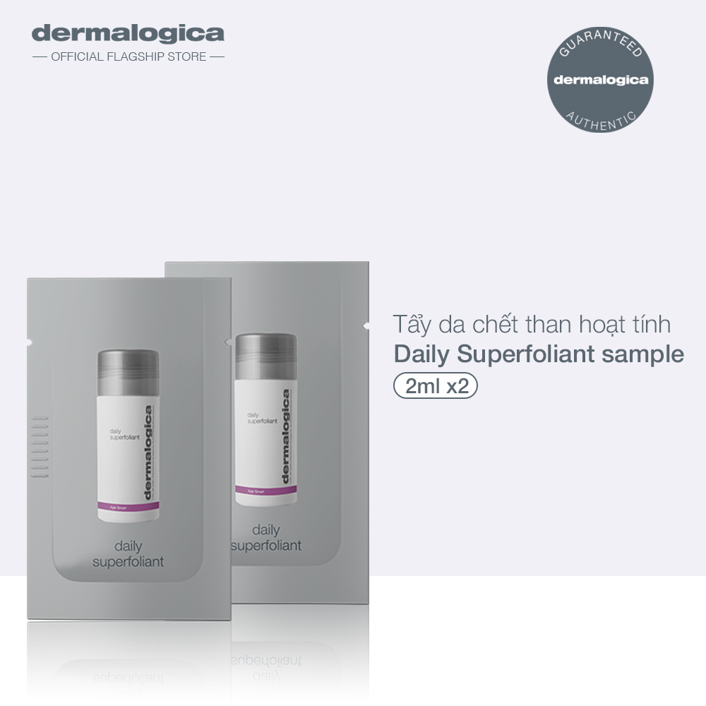 Tẩy da chết than hoạt tính Dermalogica Daily Superfoliant sample x 2packs