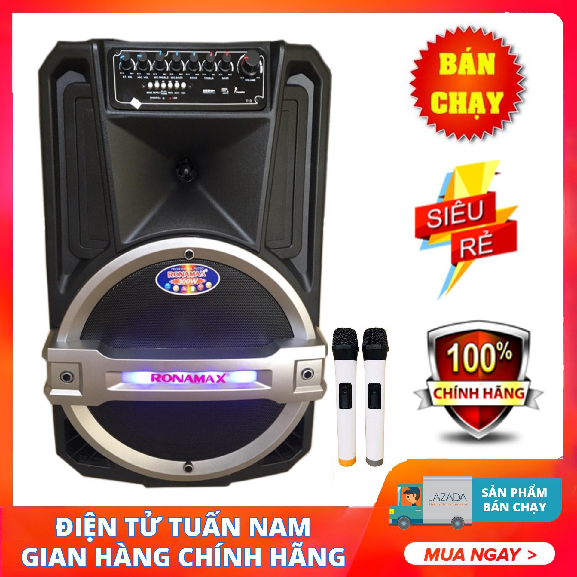 Loa kéo Bluetooth Ronamax T12 - Model mới năm 2019 cực hay