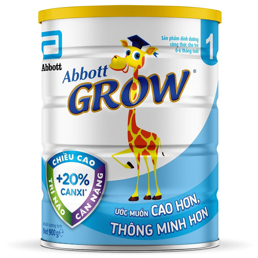 Sữa bột abbott grow 1 900g