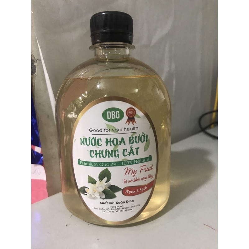Nước hoa bưởi hàng chưng cất thượng hạng 500ml