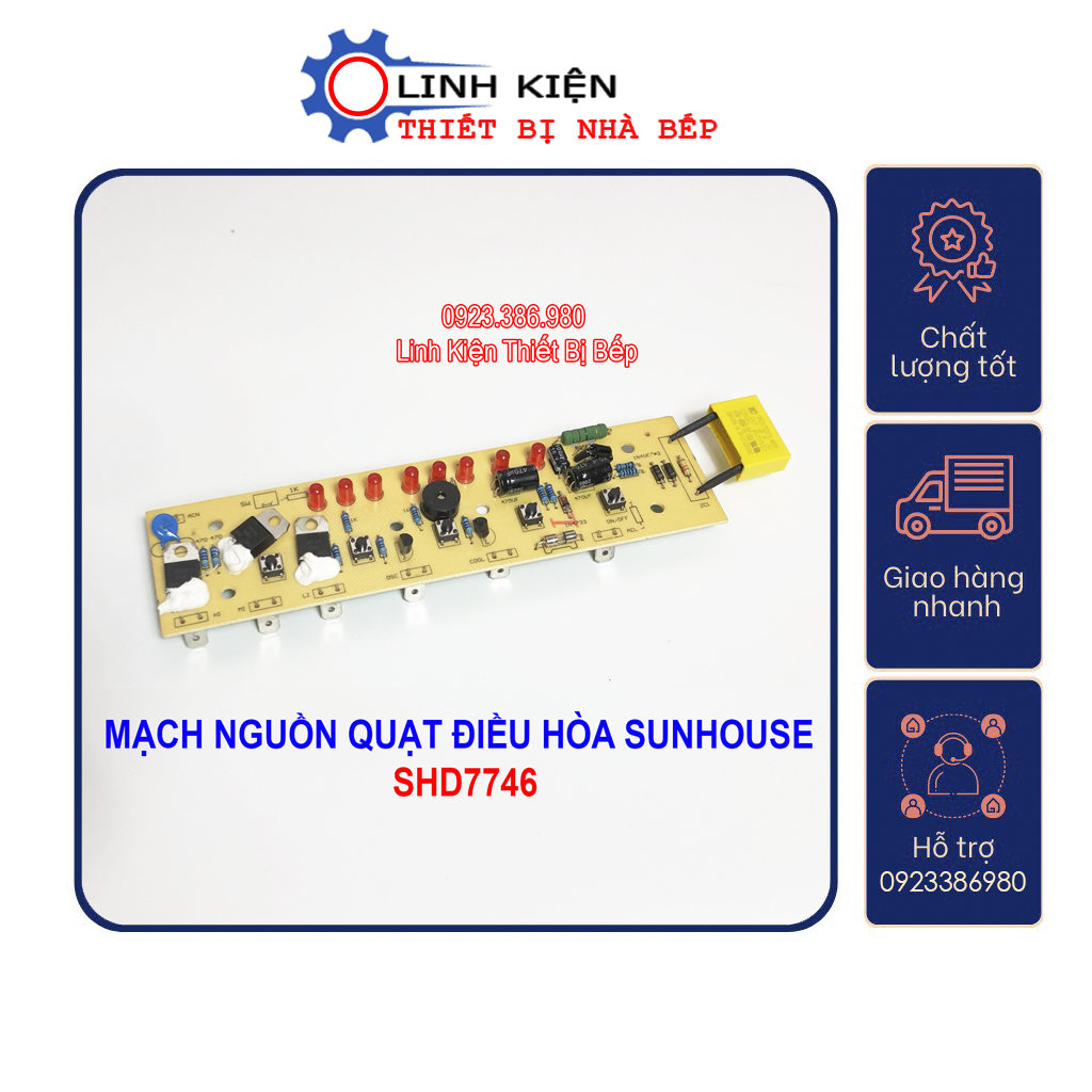 Mạch quạt điều hòa hơi nước Sunhouse SHD7746