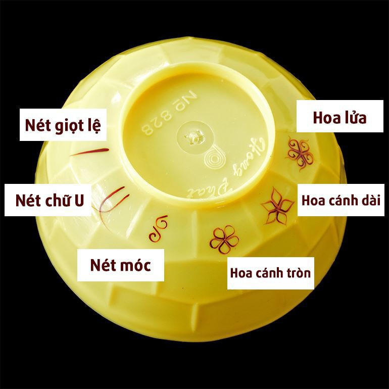 Chén nhựa tập vẽ học nail