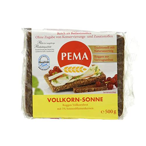 Bánh Mì Đen Nguyên Cám Hạt Hướng Dương hiệu Pema  500g