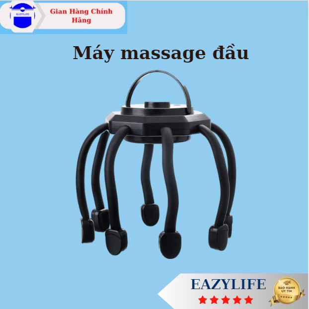 Máy Massage đầu thư giãn giảm căng thẳng mệt mỏi đau đầu, máy massage đầu bạch tuộc