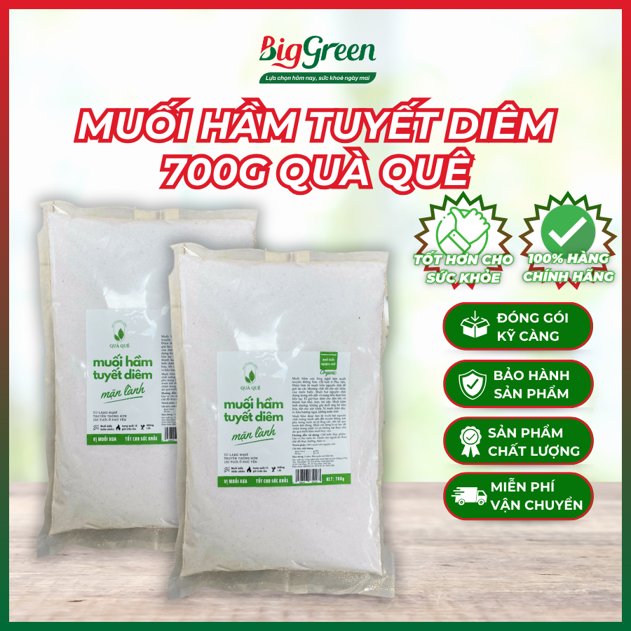 Muối Hầm Tuyết Diêm Phú Yên 700g - Gia Vị Tinh Khiết Cho Sức Khỏe
