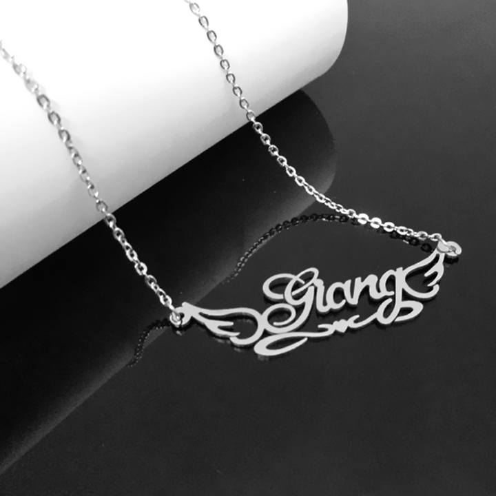 DÂY CHUYỀN INOX TÊN GIANG, VÒNG CỔ CHỮ GIANG TT060 - đẹp, không đen,không gỉ, chuẩn thời trang