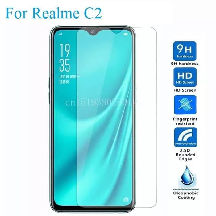 Kính cường lực Trong suốt cho Realme C2