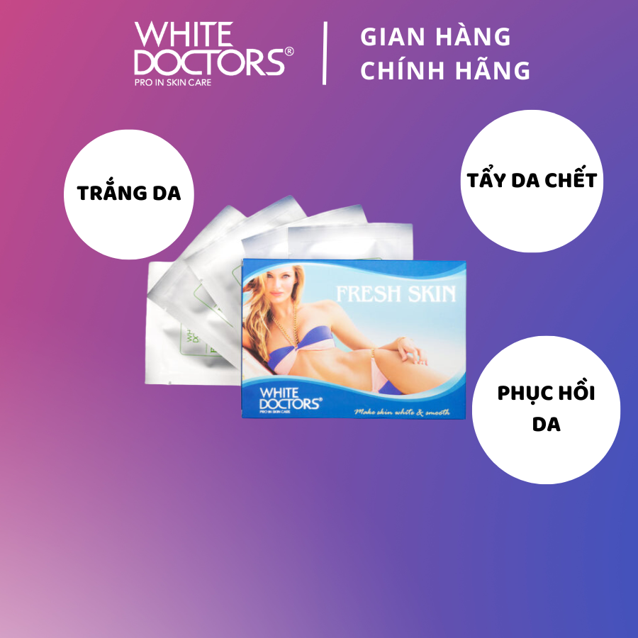 Kem tẩy tế bào chết toàn thân White Doctors Fresh Skin dưỡng da tự nhiên 125g