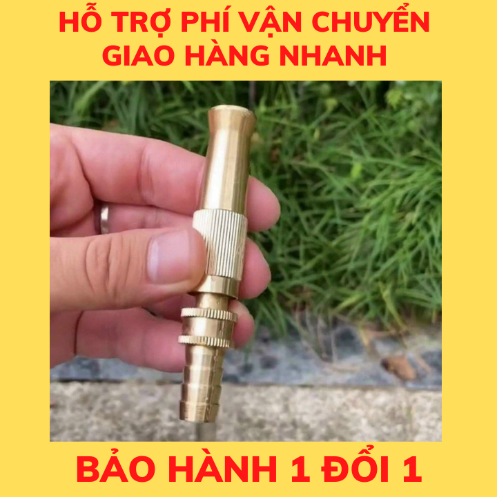 Vòi xịt tăng áp tưới cây rửa xe, phun cây cảnh đầu vòi xịt tăng áp mini mạnh