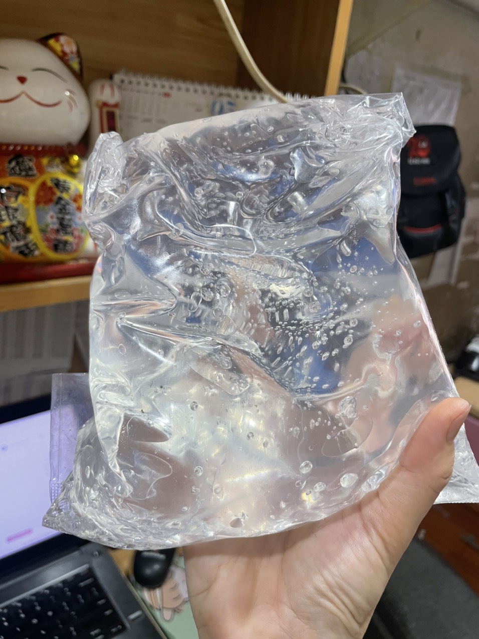 Sáp dẻo làm nến ly,nến thờ cúng,sáp rau câu,sáp trong,1kg,giá sỉ