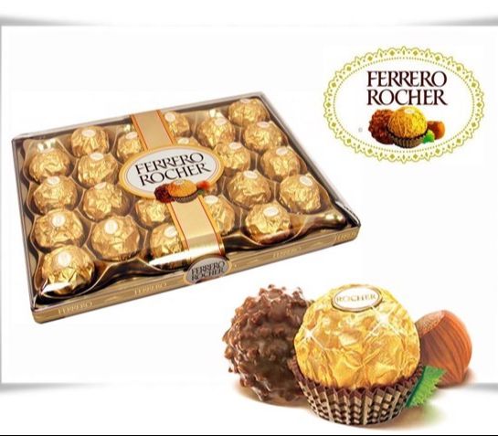 Socola Ferrero Rocher Fine Hazelnut Chocolate của Italy hộp 30 viên và 48