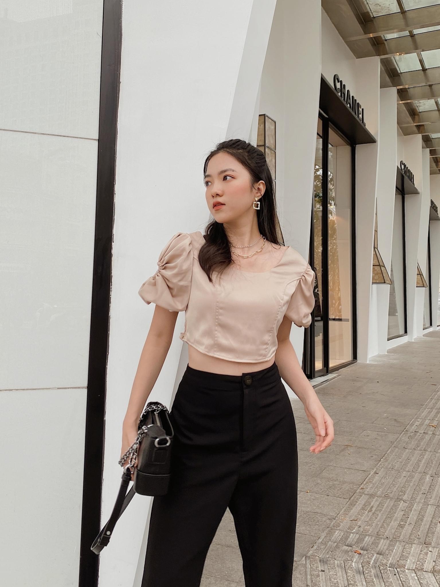 Clélie - áo layla crop-top