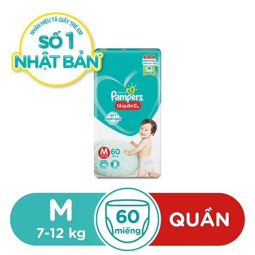 Tphcm - tã/bỉm quần giữ dáng pampers m60