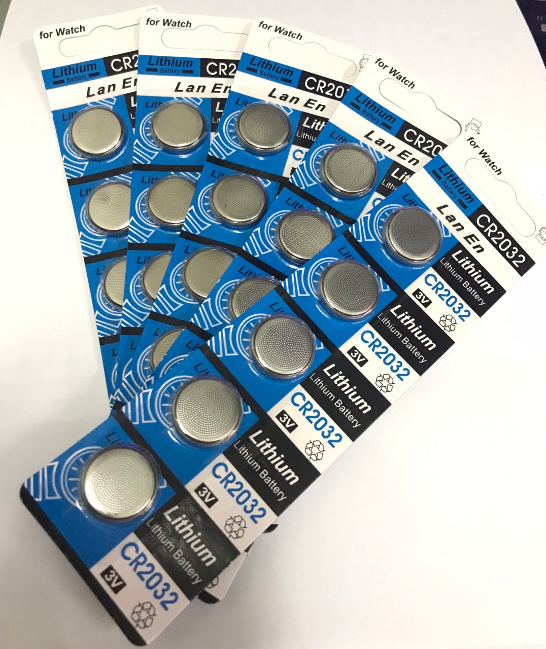 vỉ 5 viên Pin Cmos Máy Tính Lan En CR2032 Lithium 3V