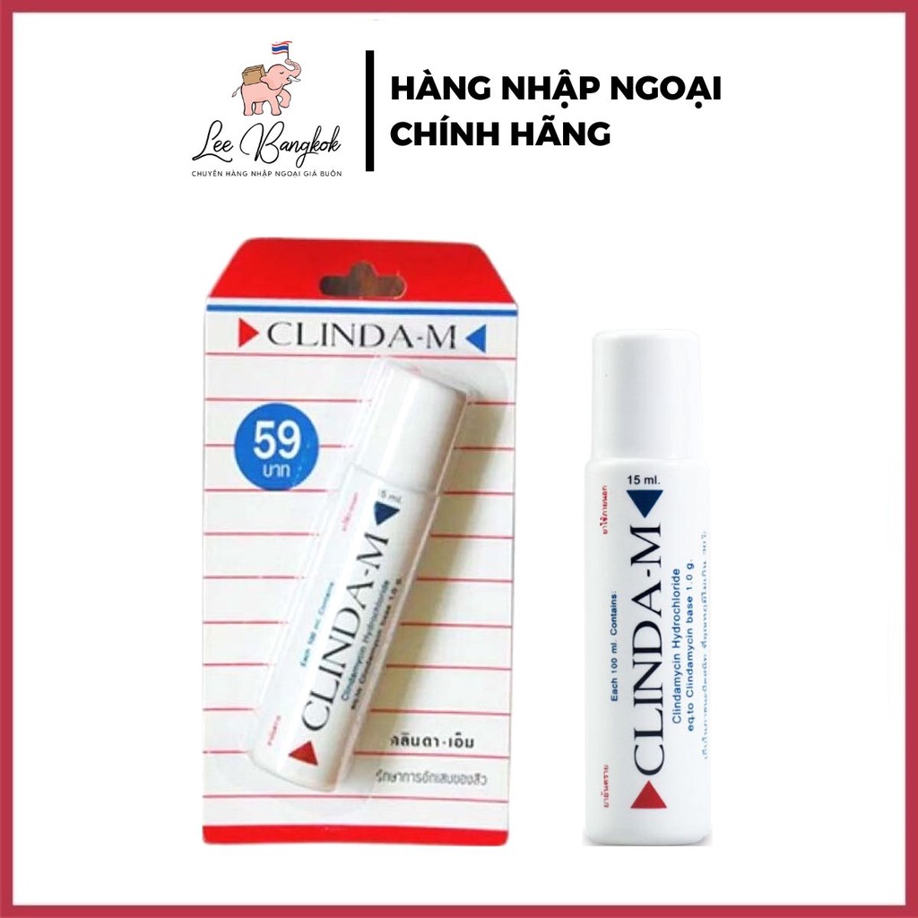 Kem chấm mụn,kem xẹp mụn clinda_m thái lan