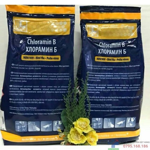 Cloramin b séc – chất khử trùng diệt khuẩn – chloramin b túi 1kg