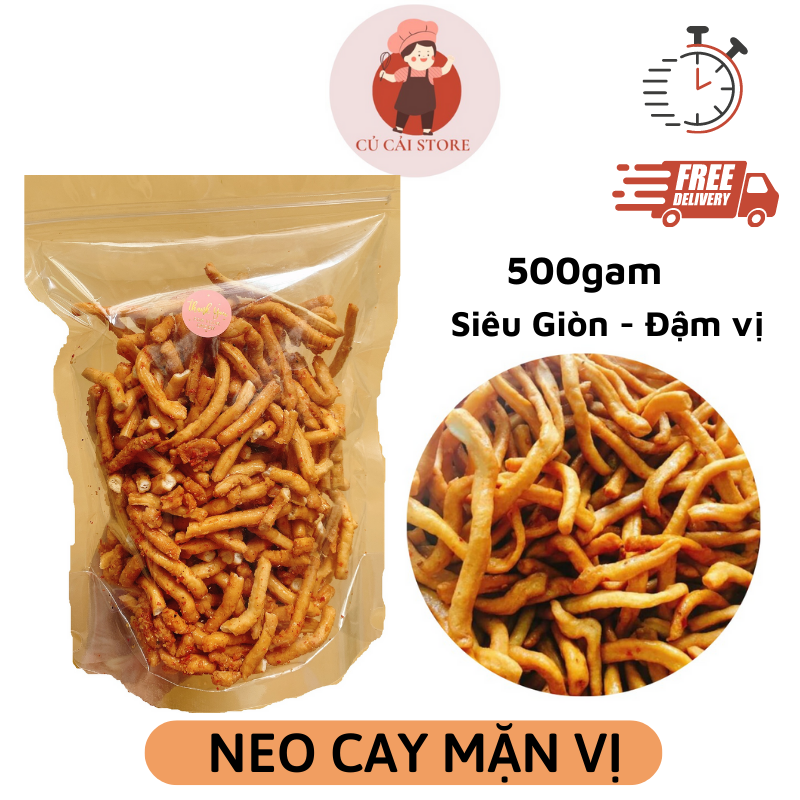 Bánh Neo/ Thèo lèo cay vị mặn 500gam - Siêu giòn đậm vị