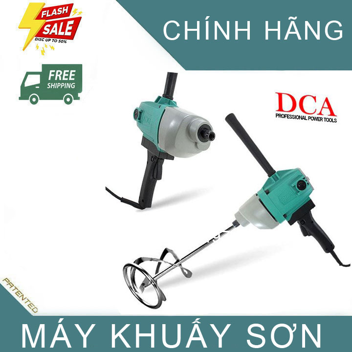 Máy khuấy sơn DCA dùng để khuấy sơn, khuấy bột, khuấy xi măng Chính hãng AQU04-160
