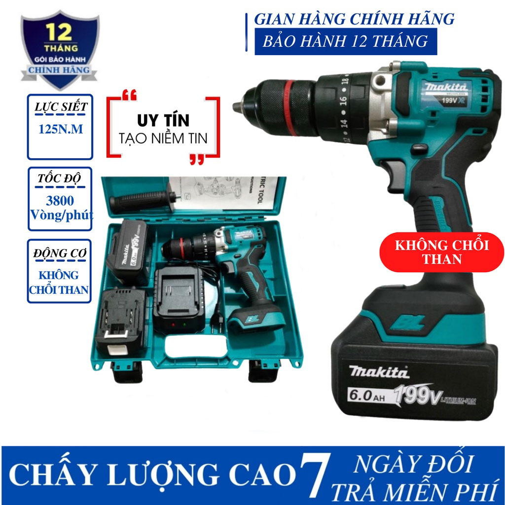 Máy khoan pin, khoan pin cầm tay makita 13mm c55