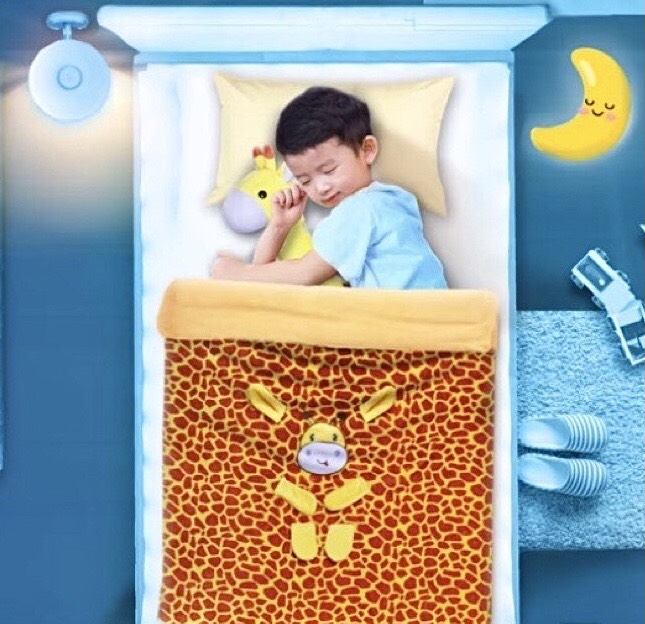 Mền hươu Abbott grow siêu ấm cho trẻ  siêu to  - gấu hươu - áo choàng hươu - đồ chơi grow  chăn mèn cho bé chất liêu an toàn cho bé - men cho be loai tot