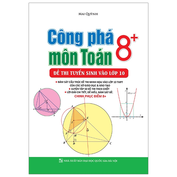 Fahasa - Công Phá 8+ Môn Toán - Đề Thi Tuyển Sinh Vào Lớp 10