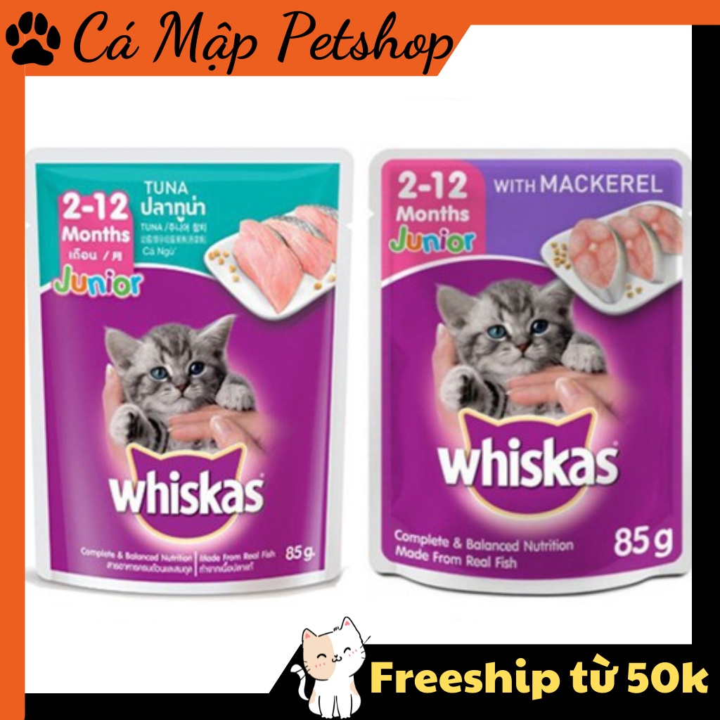 Pate cho mèo Whiskas, Pate cho mèo con Whiskas túi 80gr