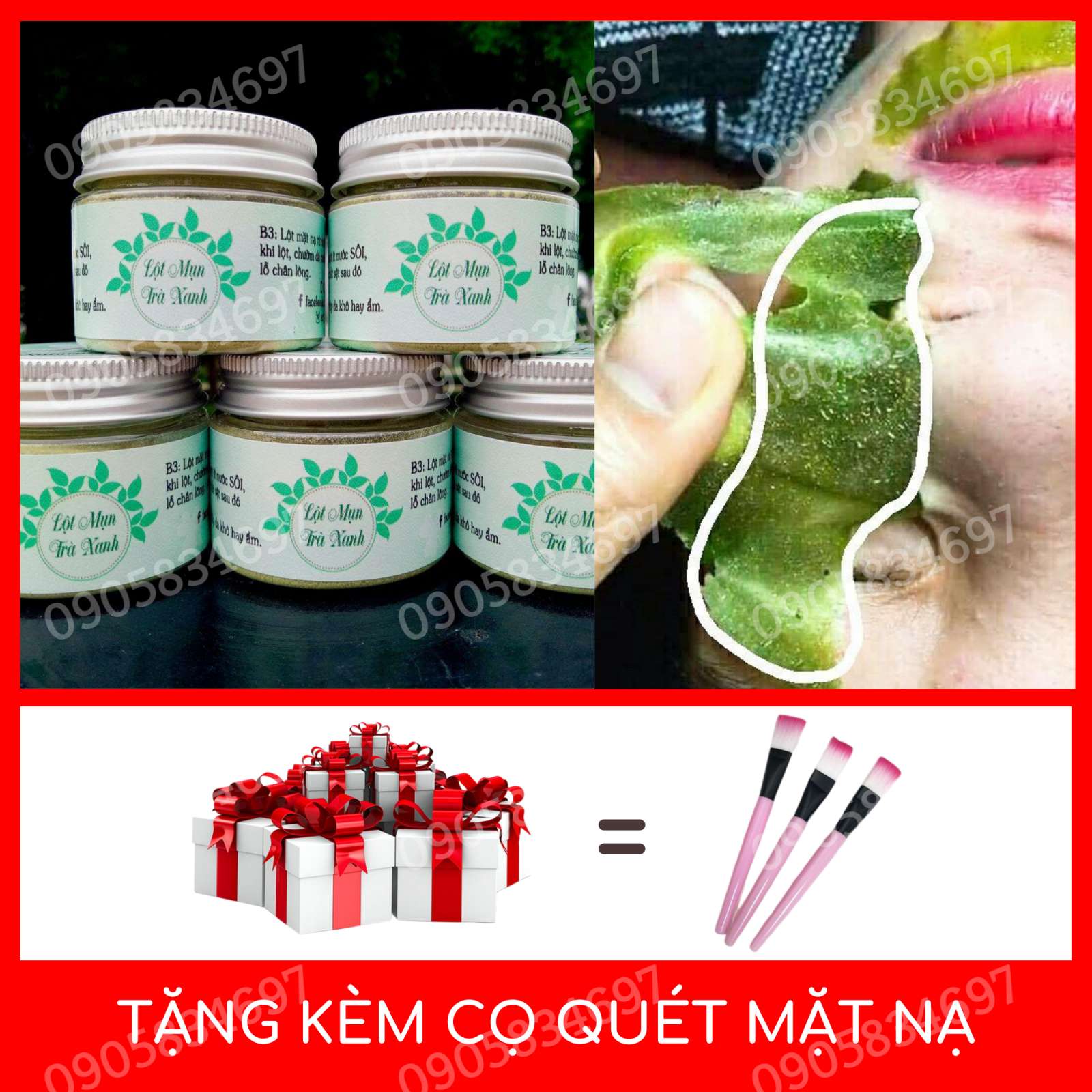 [MẪU MỚI] Lột Mụn Trà Xanh Collagen 2in1 Matcha Nhật 60gr [TẶNG KÈM CỌ QUÉT MẶT NẠ]