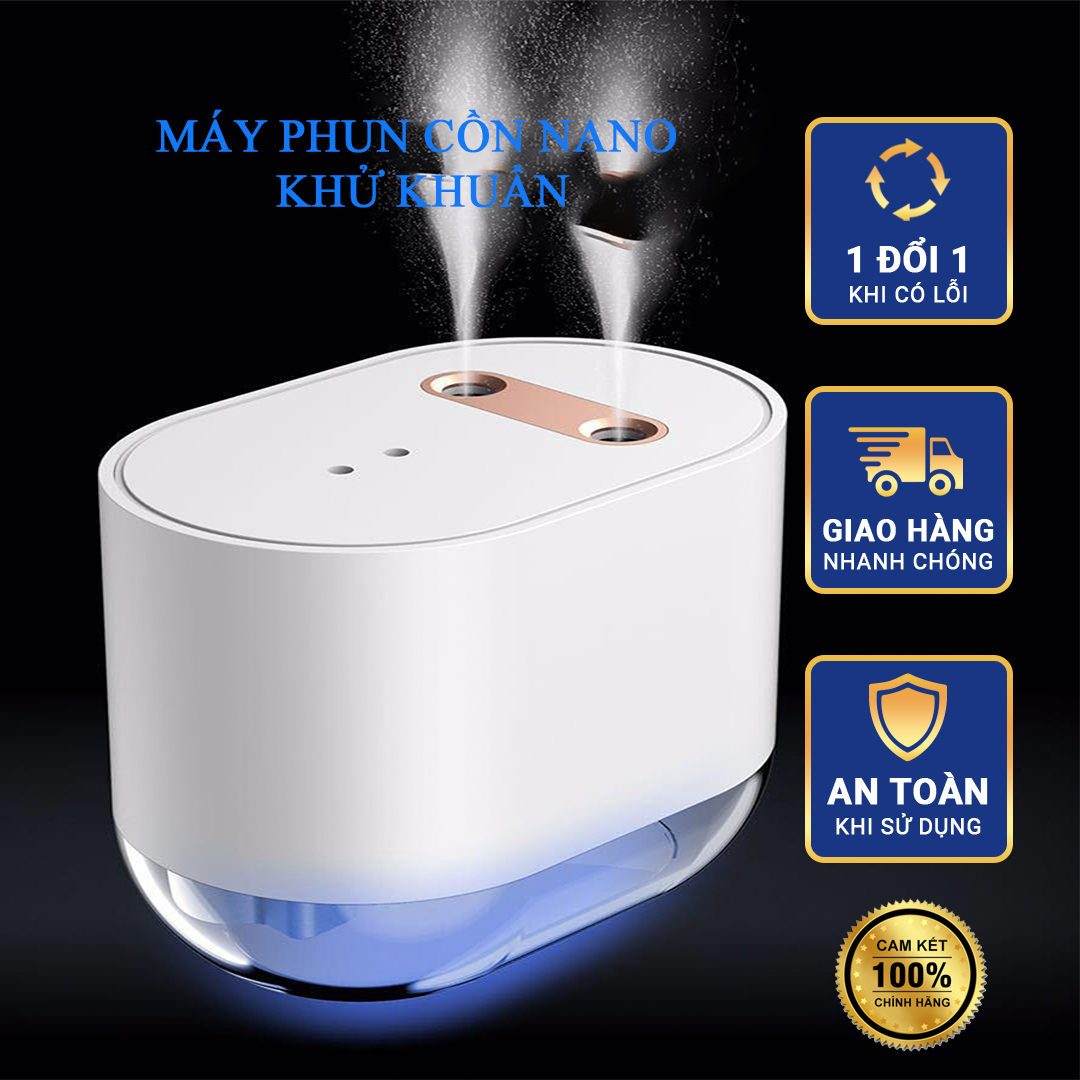 Máy Phun Humifier Cồn 70 90 Độ Cảm Ứng Sương Nano Khử Khuẩn Sát Trùng Tay Bảo Vệ Cơ Thể Để Bàn Mini