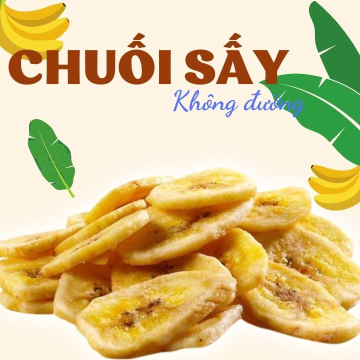1KG Chuối Sấy Giòn Thơm Ngon-ATVSTP