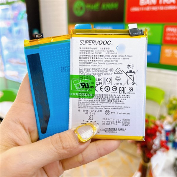 Pin oppo a57-2022 / a77 5g - blp923 hàng như hình.