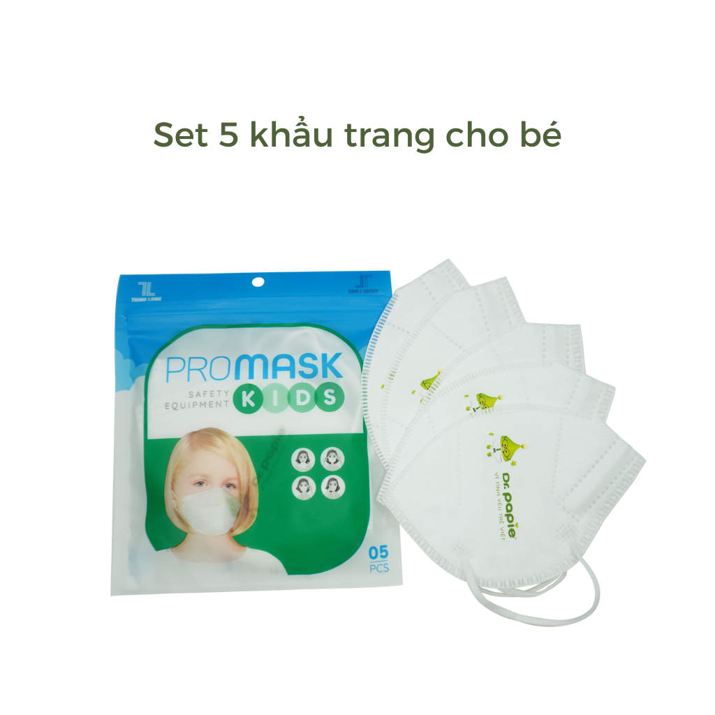Set 5 khẩu trang cho bé