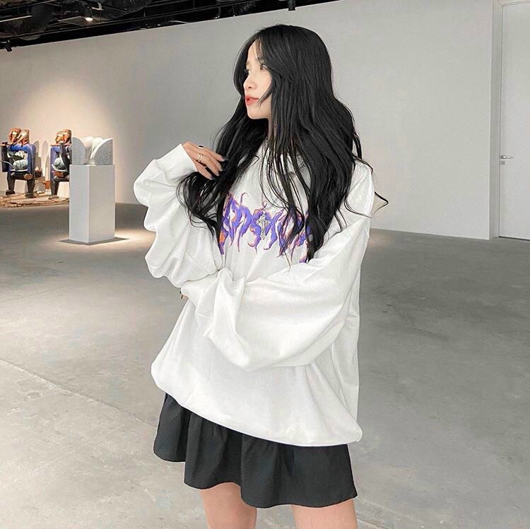 [HCM]Áo sweater nữ nam dáng rộng tay dài  chất nỉ ngoại phong cách mới 2021 ( Freeship toàn quốc )