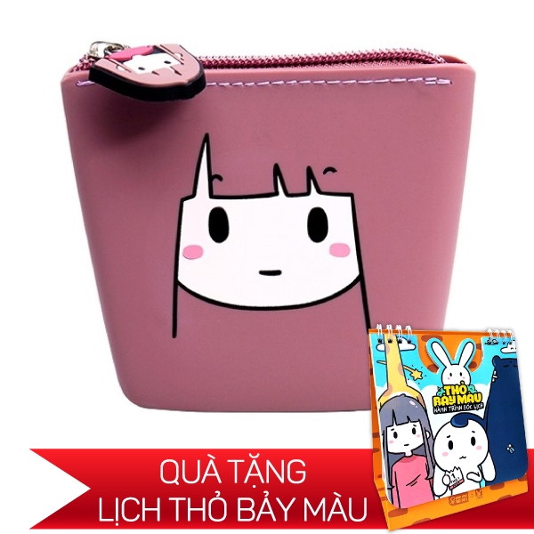 Fahasa - Ví Silicone Xô - Thỏ Bảy Màu - CST7M03