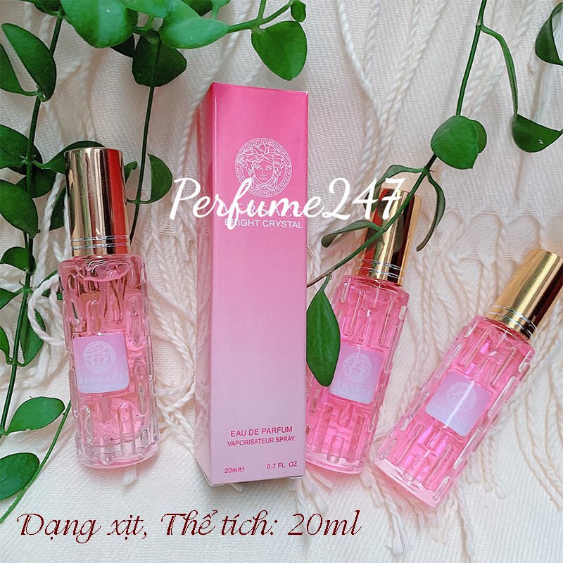 [HCM]COMBO 3 NƯỚC HOA NỮ MINI CHIẾT PHÁP 20ML QUYẾN RŨ -MÙI VESACE HỒNG