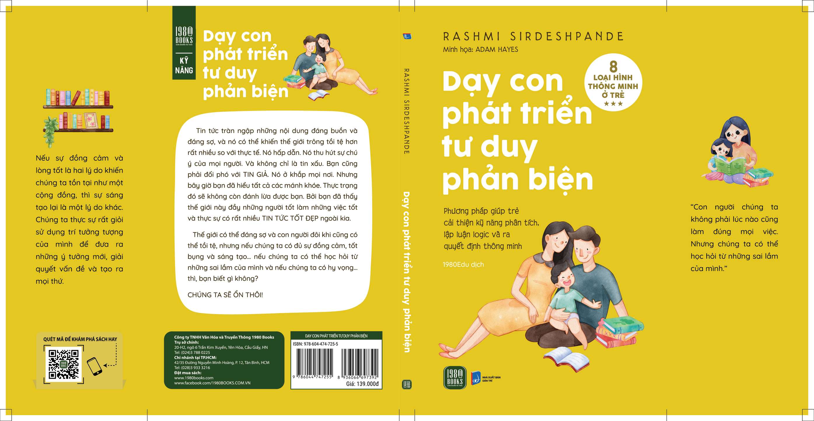 Sách - dạy con phát triển tư duy phản biện