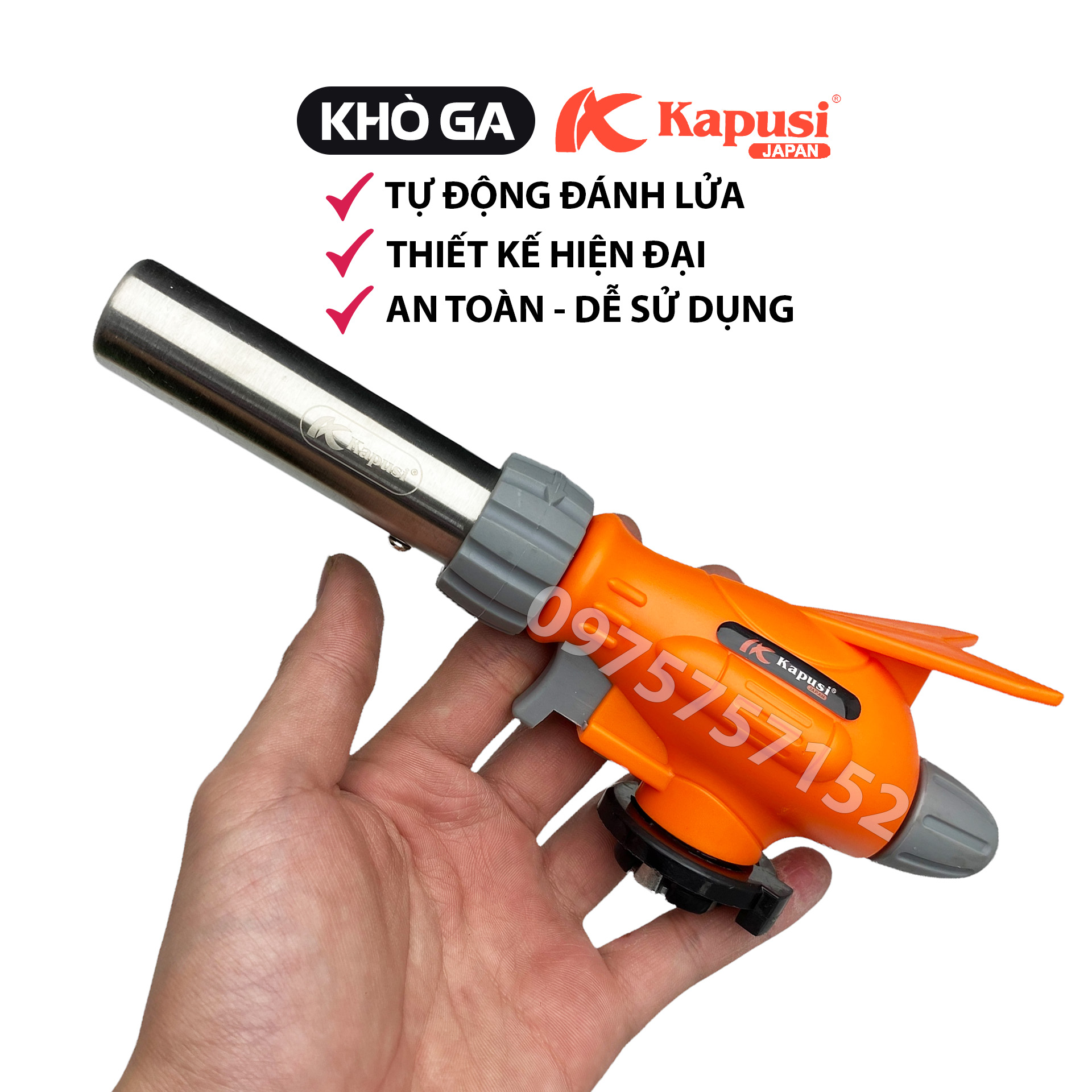  Đèn khò gas hình cánh én hãng Kapusi JAPAN khò ga tự động đánh lửa khò lửa bình gas đa năng an toàn đầu khò gas mini an toàn chế biền thức ăn cho thợ chuyên nghiệp đèn khò ga điều chỉnh linh hoạt siêu bền tiêu chuẩn Nhật 