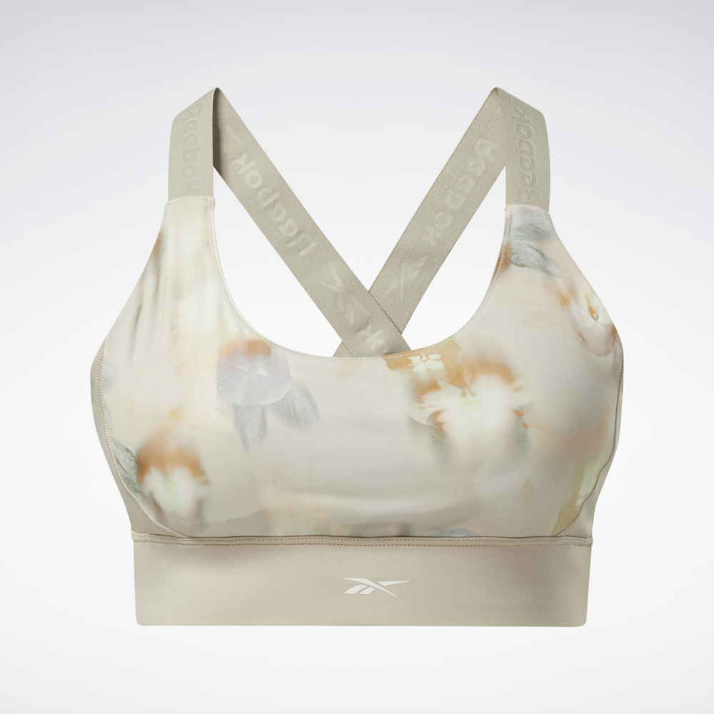 Reebok áo bra tập luyện nữ kireifit bra aop h52816