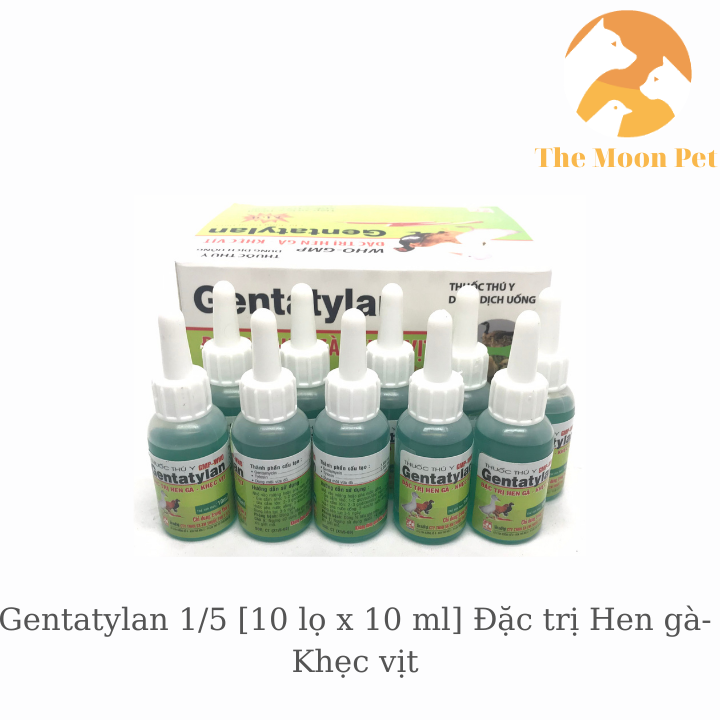 Gentatylan 1/5 Đặc trị hen gà, khẹc vịt