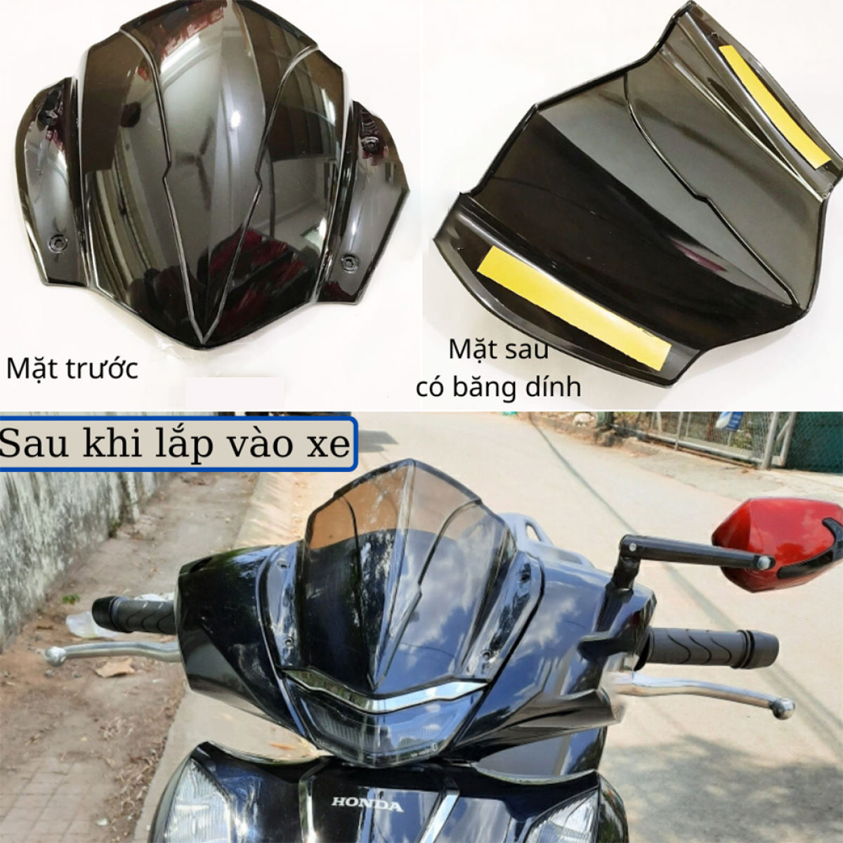 Kính chắn gió sh việt 2020