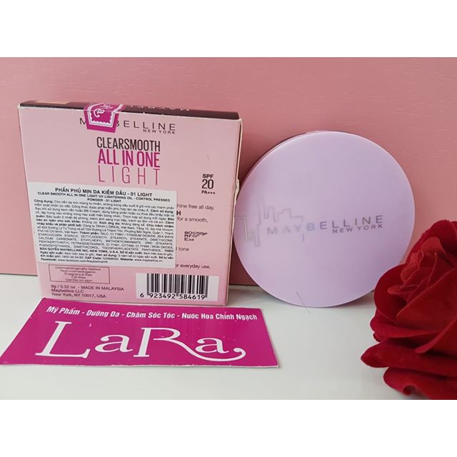 Phấn phủ maybelline clearsmooth all in one light