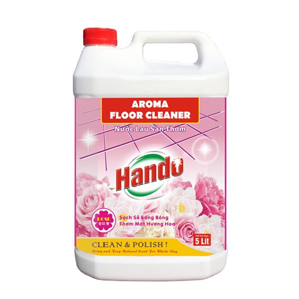 Nước lau sàn hando 5l 3 mùi hương để lựa chọn