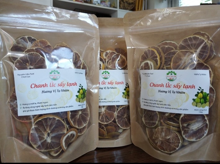 Chanh Úc hữu cơ sấy lạnh