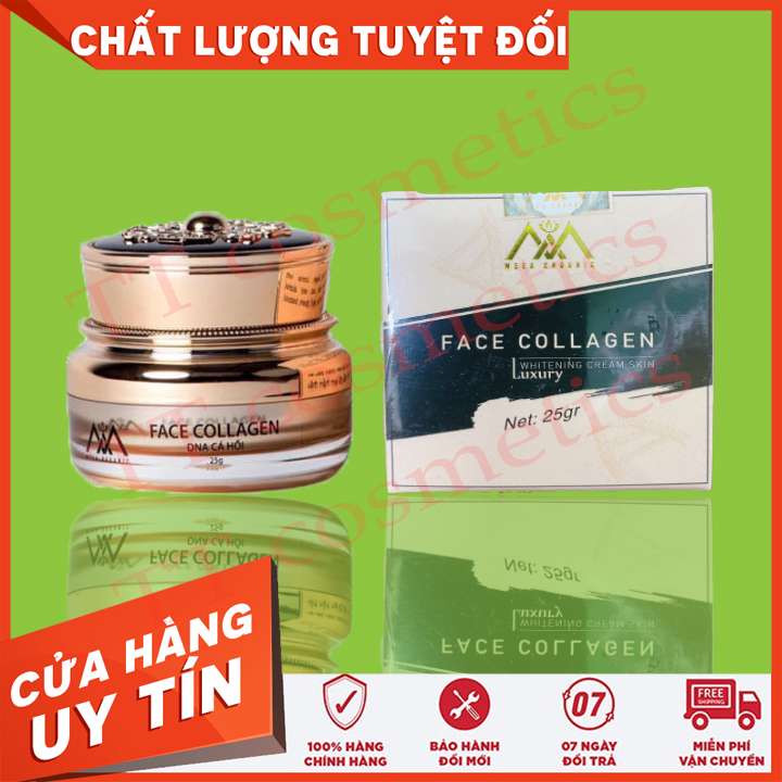 Kem face collagen dna cá hồi meea organic 36 vị