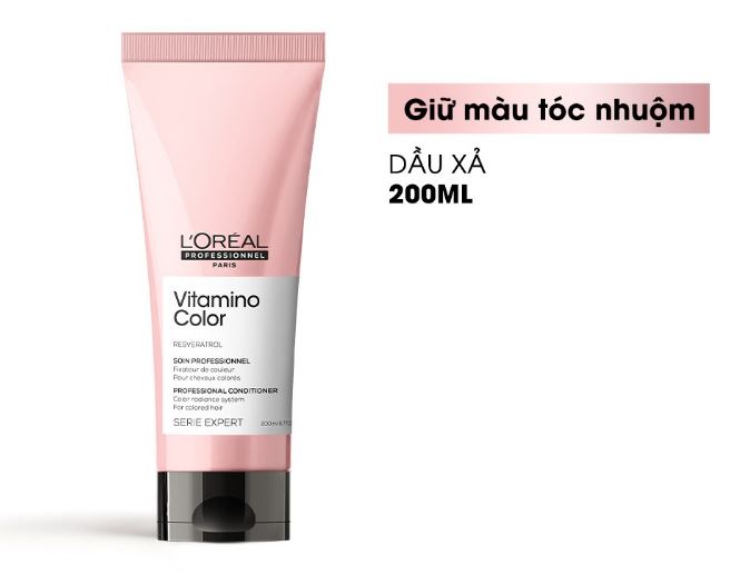 Dầu xả chăm sóc tóc nhuộm L'Oreal Serie Expert Resveratrol Vitamino Color 200ml