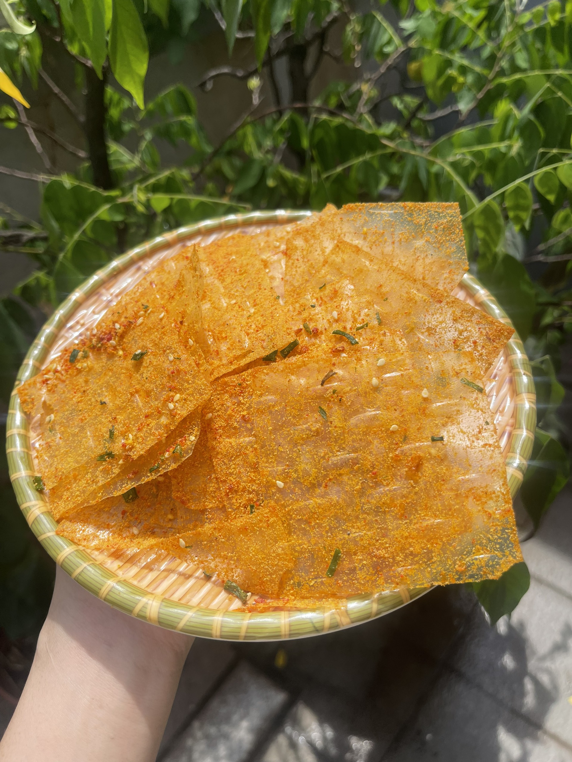  500G BÁNH TRÁNG PHÔ MAI VÀNG THƠM BÉO  NGON - ăn chay được 