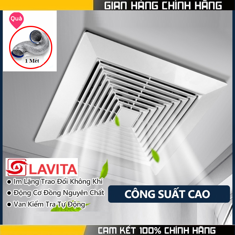 Quạt thông gió âm trần kích thước 6,8,10,12 inch