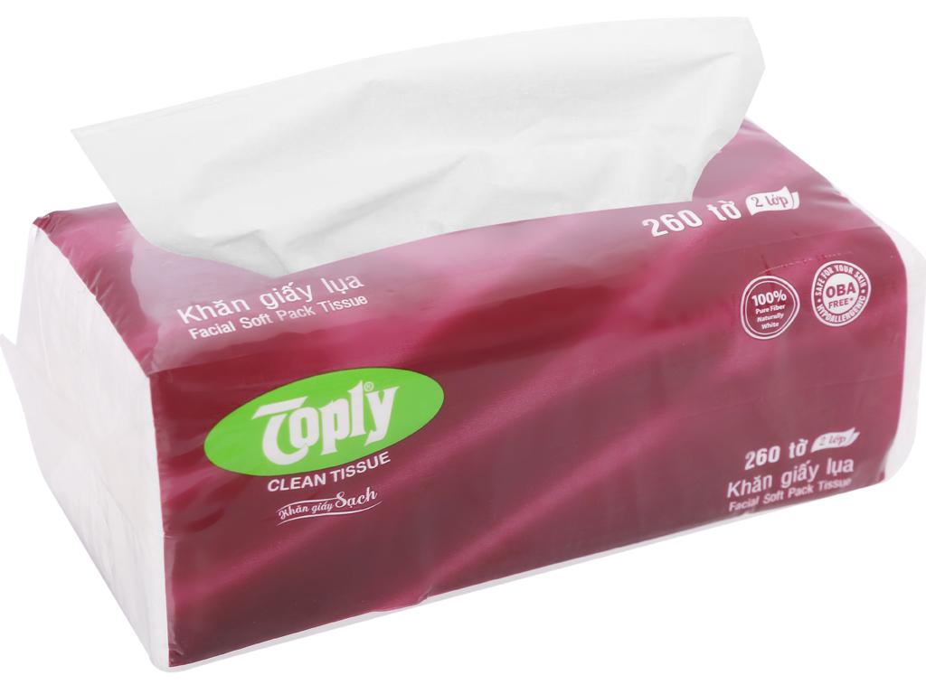 Khăn giấy thếp toply 260 tờ