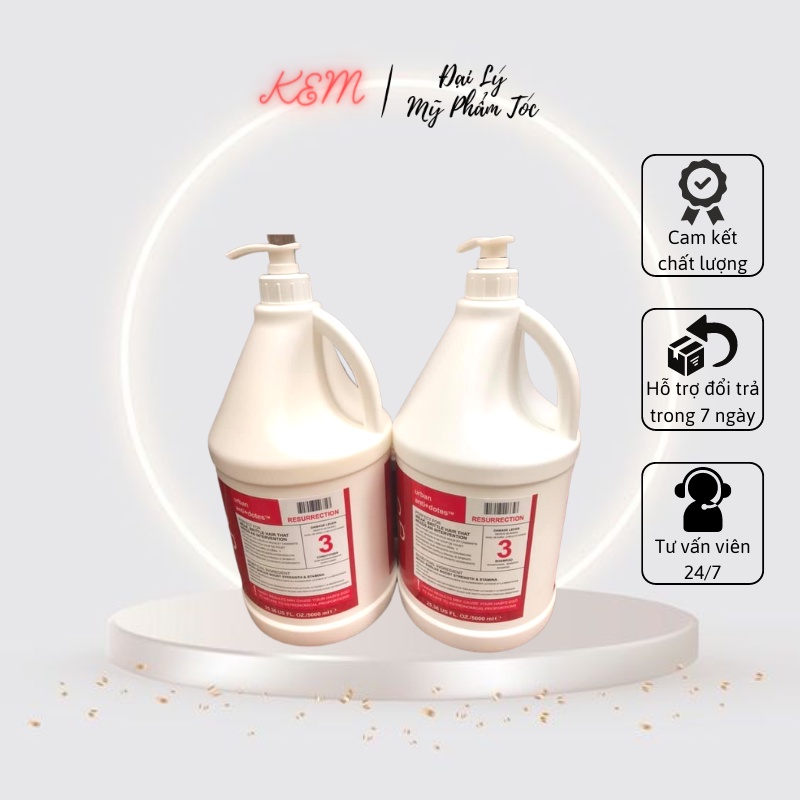 Gội xả can tigi 5l chuyên dùng cho salon kem