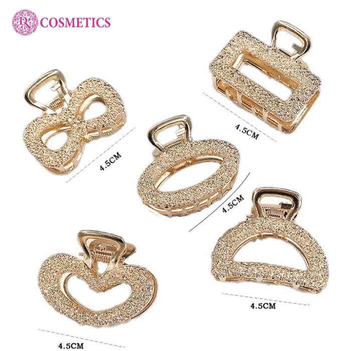 Set 5 kẹp tóc đính đá mãu mới nhất 2020